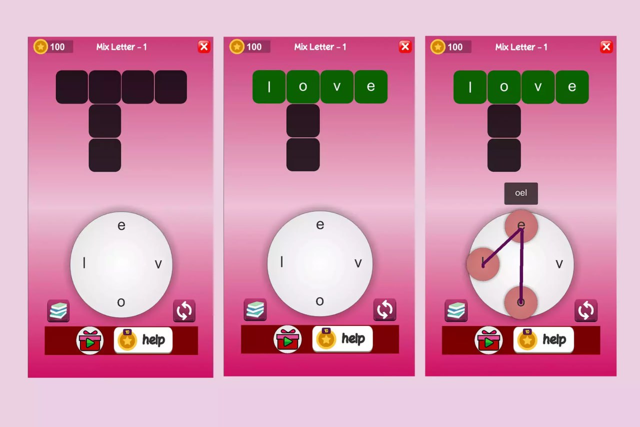 Mix Letters (Word Games)📱 - изображение 2